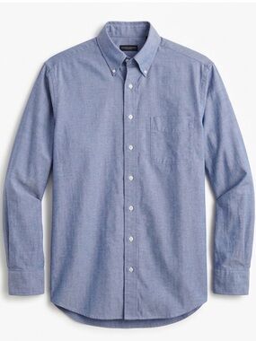 CLUB ROOM Woven Pattern Button Down Shirt, Men’s Size L (16), Blue, New